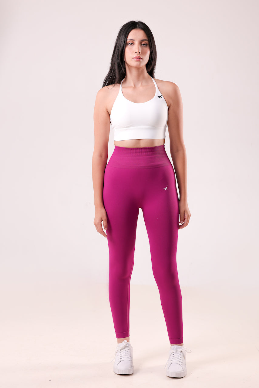 ENSEMBLE POWER FUCHSIA BLANC