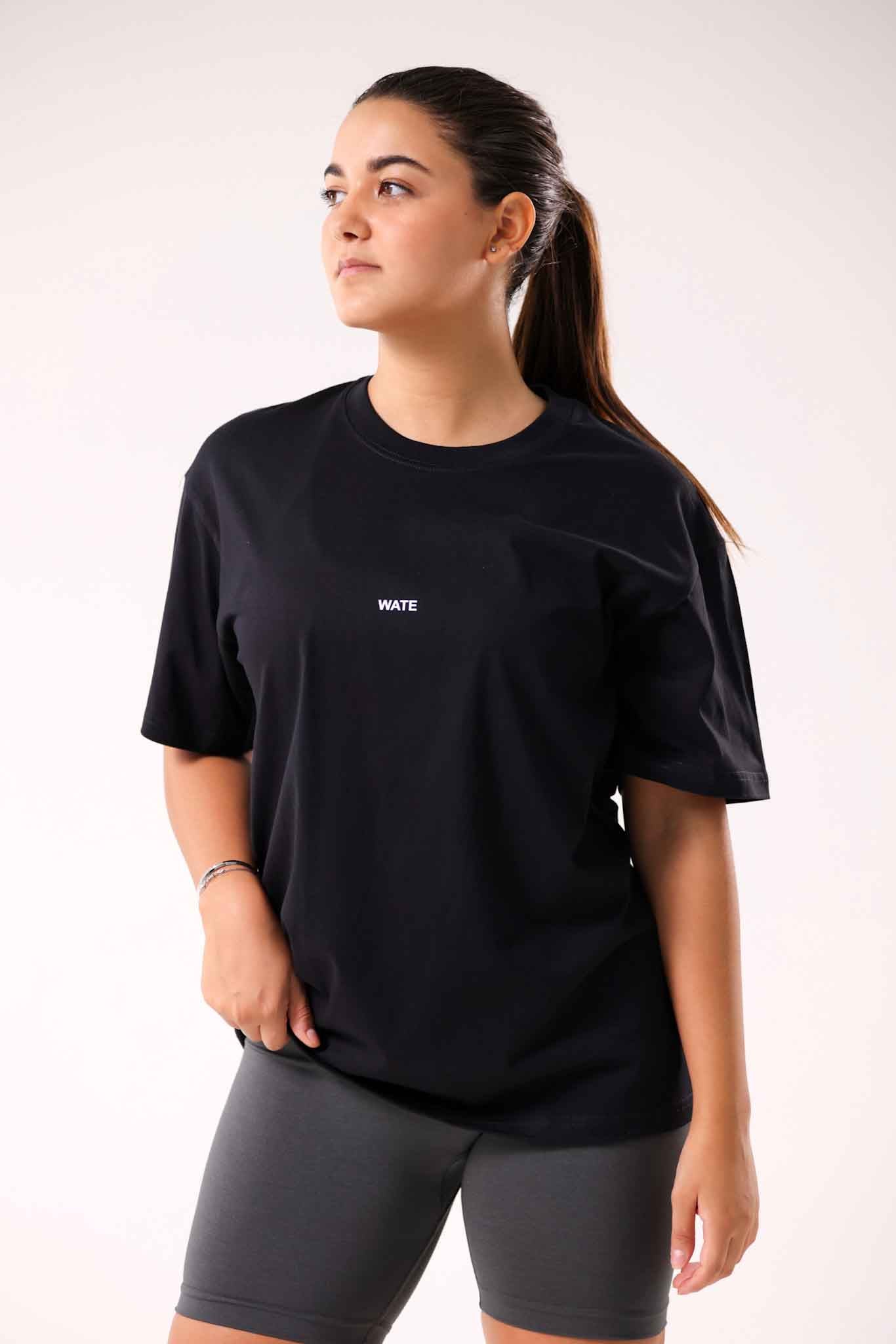 T-SHIRT OVERSIZE IMPRIMÉ NOIR