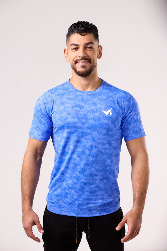T-SHIRT ESSENTIAL FIT BLEU